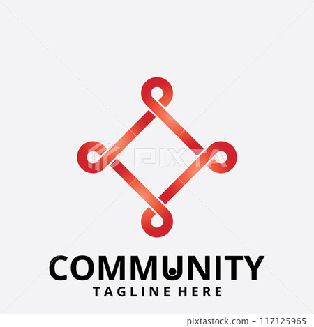 Community, network and social icon 117125965