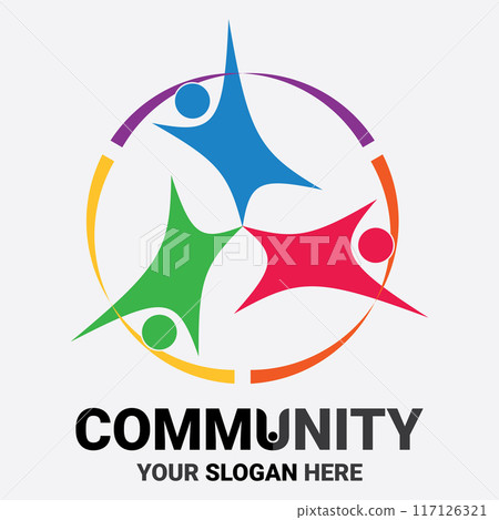 Community, network and social icon Community, network and social icon 117126321