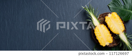 Bromeliad tropical leaves penglai banana background turtle leaf pineapple background パ イ ナ ッ プ ル Bromeliad tropical leaves penglai banana background turtle leaf pineapple background パ イ ナ ッ プ ル 117126697