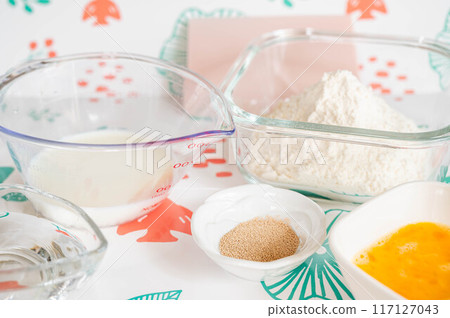 Materials for making bread 117127043