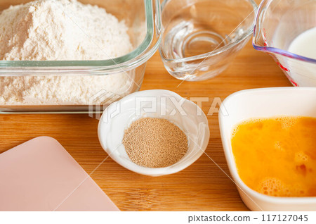 Materials for making bread Materials for making bread 117127045