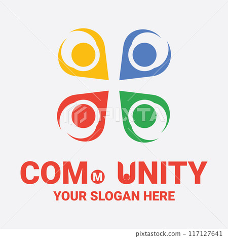 Community, network and social icon 117127641