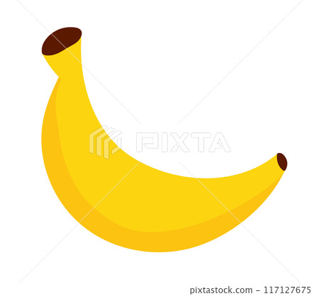 Banana element. Concept of healthy food and product. Summer fruit. Vector flat illustration. 117127675