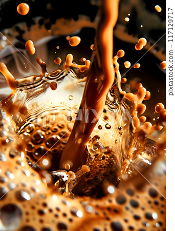 coffee close-up, macro, macro photography coffee close-up, macro, macro photography 117129717