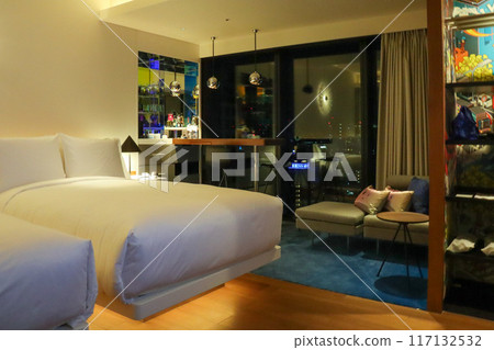 Beautiful rooms at W Osaka, a luxury hotel on Midosuji in Osaka Beautiful rooms at W Osaka, a luxury hotel on Midosuji in Osaka 117132532