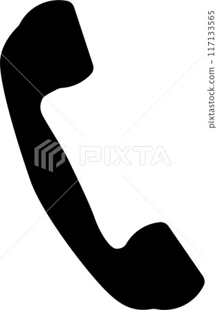 Handset pictogram Handset pictogram 117133565