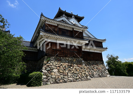 Reconstruction of the exterior of Fukuchiyama Castle (Kyoto Prefecture) Reconstruction of the exterior of Fukuchiyama Castle (Kyoto Prefecture) 117133579