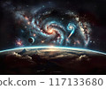 Earth and Galaxy 117133680