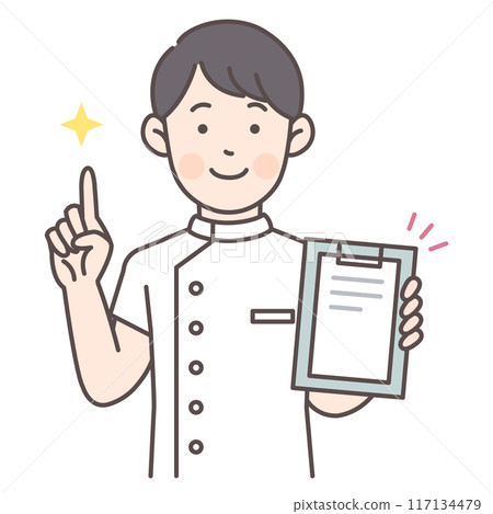 男護士一邊出示病歷一邊解釋 117134479