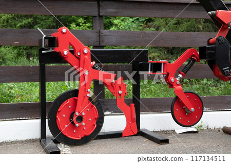 Exhibition of new tractors, combines, agricultural machinery and equipment. 117134511