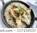 Herb-glazed Chicken Risotto 117134537