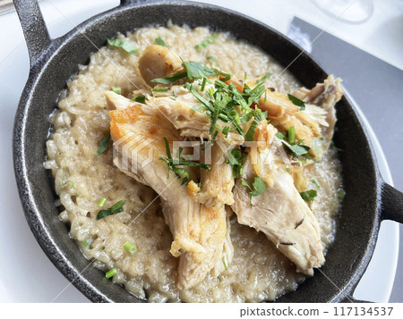 Herb-glazed Chicken Risotto Herb-glazed Chicken Risotto 117134537