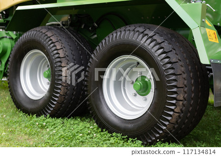 Agricultural machinery in agricultural fair Agricultural machinery in agricultural fair 117134814