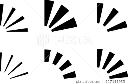 Emphasis attention notice comic mark icon set Emphasis attention notice comic mark icon set 117135955