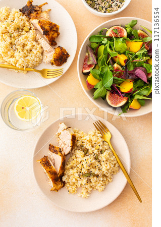 Delicious hearty lunch 117136554