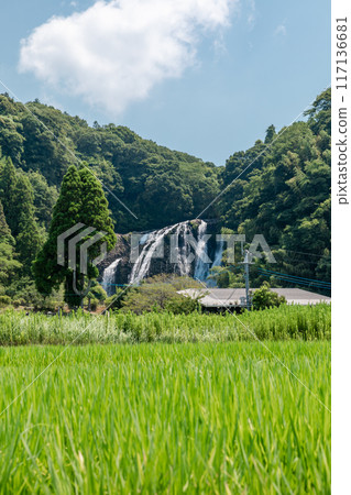 位於鄉村以外的姶良市的龍門瀑布 位於鄉村以外的姶良市的龍門瀑布 117136681