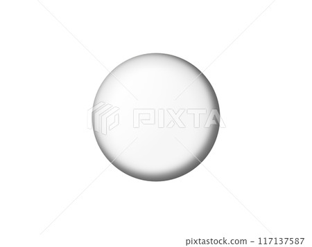 3D illustration of a hole in a metal plate 3D illustration of a hole in a metal plate 117137587