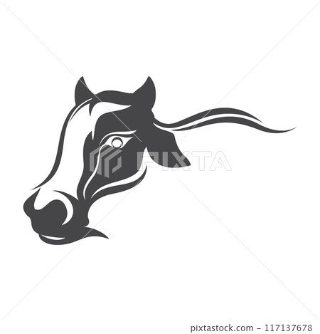 Cow Logo Template vector icon 117137678