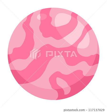 Bubble gum splash. Cartoon chewy sweet candy. Stains and sticky stretchy form. Children bubblegum. Vector illustration Bubble gum splash. Cartoon chewy sweet candy. Stains and sticky stretchy form. Children bubblegum. Vector illustration 117137829
