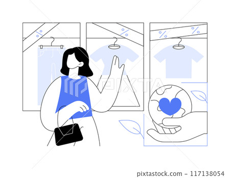 Limit consumption isolated cartoon vector illustrations. 117138054