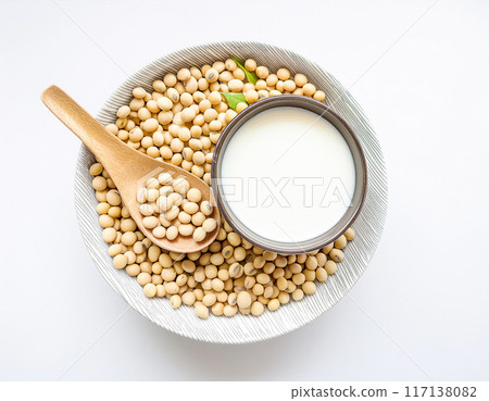 soy beans in bowl soy beans in bowl 117138082