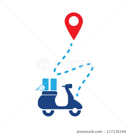 Delivery cargo and Logistic icon 117138199