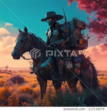 機器人騎著馬 117138274