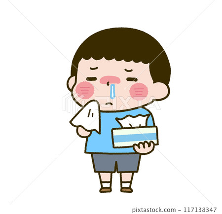 孩子流鼻涕 117138347