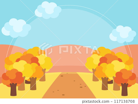autumn forest background 2 117138708