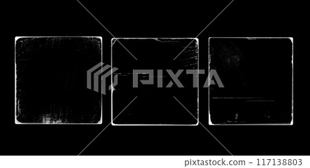 Set of old paper overlay covers for vinyl album cover. Set of old paper overlay covers for vinyl album cover. 117138803