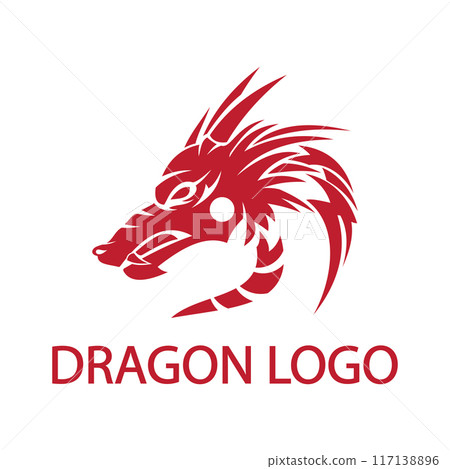 Dragon vector icon illustration 117138896