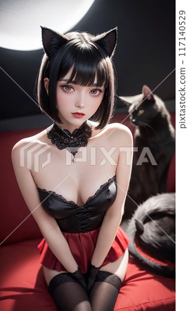 性感的貓女孩 性感的貓女孩 117140529