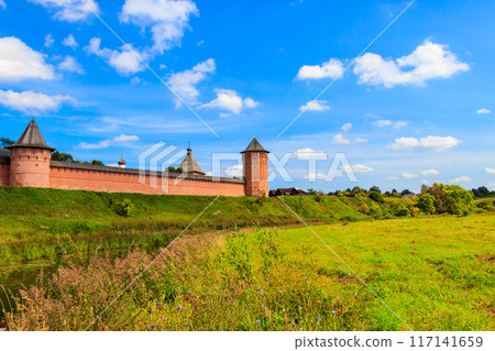 Monastery of Saint Euthymius wall in Suzdal, Russia 117141659