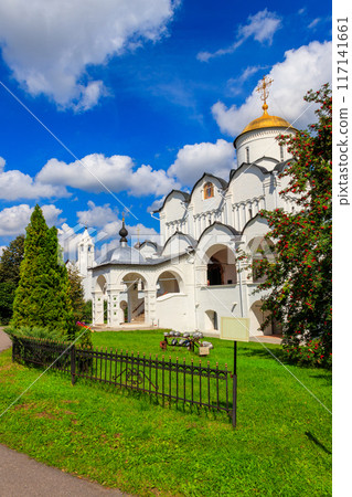 Intercession cathedral of Intercession (Pokrovsky) convent in Suzdal, Russia. Golden ring of Russia 117141661