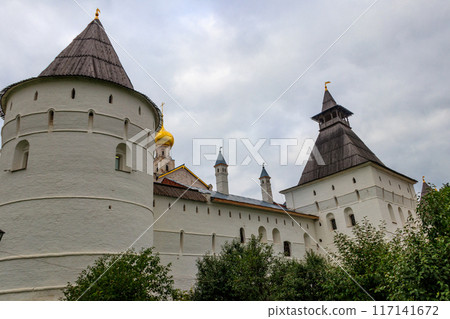 Architectural ensemble of the Rostov Kremlin in Rostov Veliky, Russia. Golden ring of Russia 117141672