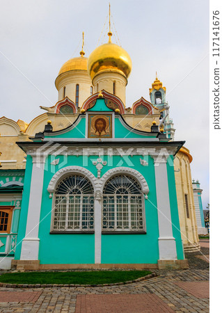 Trinity Cathedral of Trinity Lavra of St. Sergius in Sergiev Posad, Russia Trinity Cathedral of Trinity Lavra of St. Sergius in Sergiev Posad, Russia 117141676