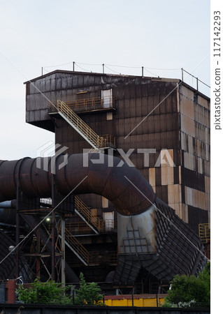 Huge factory building Huge factory building 117142293