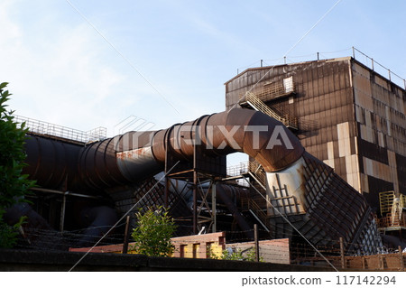 巨大的工廠廠房 117142294