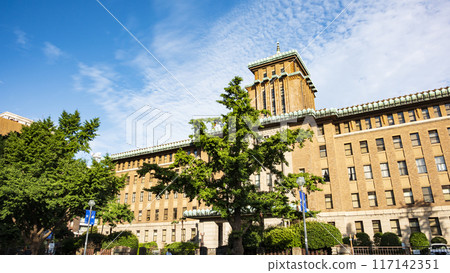 與藍天相映襯的西式建築(舊神奈川縣政府) 與藍天相映襯的西式建築(舊神奈川縣政府) 117142351