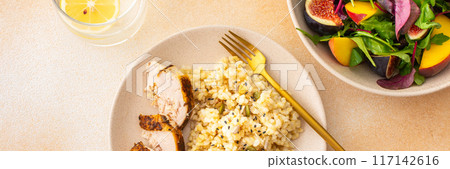 Delicious hearty lunch 117142616