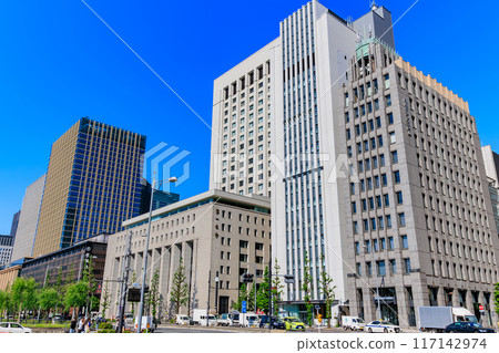 Tokyo Chiyoda Ward Yurakucho Daiichi Life Hibiya First seen from Hibiya Street Tokyo Chiyoda Ward Yurakucho Daiichi Life Hibiya First seen from Hibiya Street 117142974