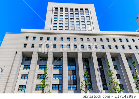 Tokyo Chiyoda Ward Yurakucho Daiichi Life Hibiya First seen from Hibiya Street 117142989