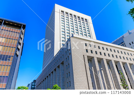 Tokyo Chiyoda Ward Yurakucho Daiichi Life Hibiya First seen from Hibiya Street Tokyo Chiyoda Ward Yurakucho Daiichi Life Hibiya First seen from Hibiya Street 117143008