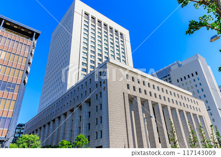 Tokyo Chiyoda Ward Yurakucho Daiichi Life Hibiya First seen from Hibiya Street 117143009