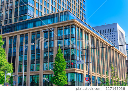 Marunouchi Nijubashi Building seen from Hibiya Street in Marunouchi, Chiyoda Ward, Tokyo 117143036