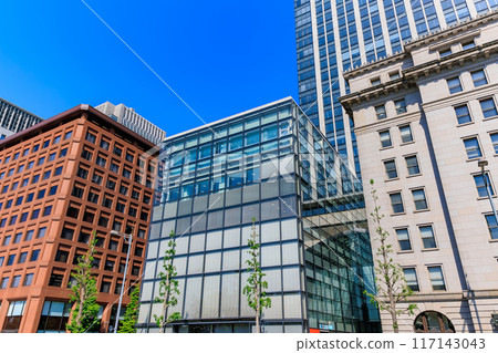 Meiji Yasuda Life Insurance Building seen from Hibiya Street in Marunouchi, Chiyoda Ward, Tokyo 117143043