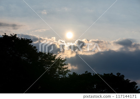 sun shining on mountain sun shining on mountain 117144171