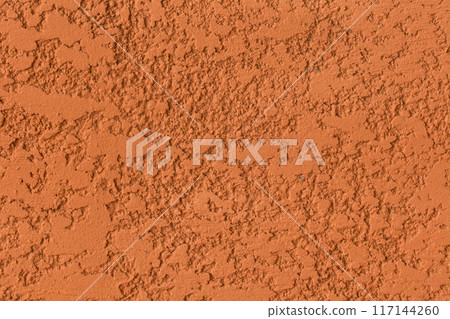 Abstract Pattern Wall Cement Orange Concrete Surface Texture Background Plaster Stucco Structure Grunge Paint 117144260