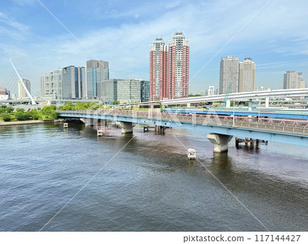 已退役的青海大橋（東京都江東區） 117144427