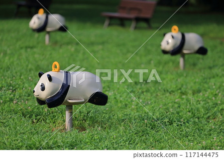 Panda stationary playground equipment Panda stationary playground equipment 117144475